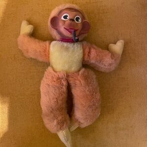 Vintage 1961 A. D. Sutton & Sons New York Stuffed Monkey